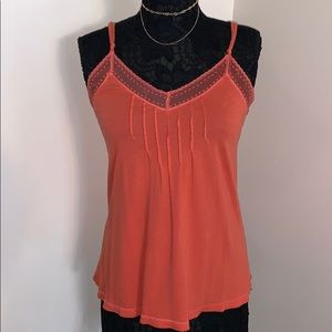 AERIE Orange Lace Top